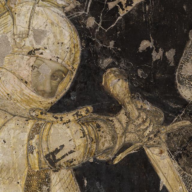 Torneo di Louvezerp di Pisanello: Affresco Cavalleresco