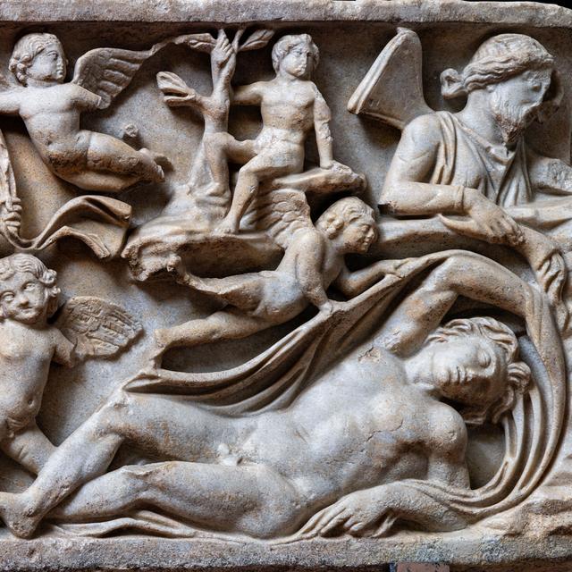 I Sarcofagi di Mantova: Rilievi e Scene Mitologiche nell'Arte Romana