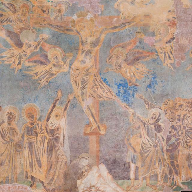 "La Grande Crocifissione"   di Cimabue ad Assisi