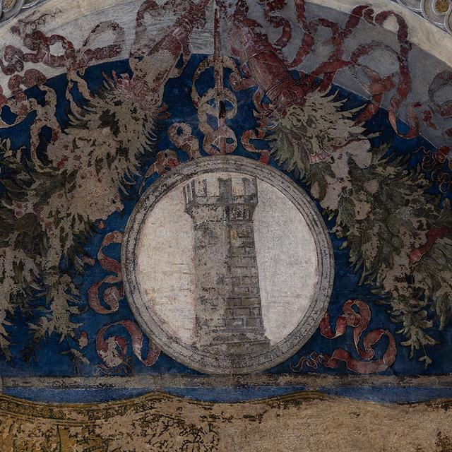 Camera Picta: parete nord-est