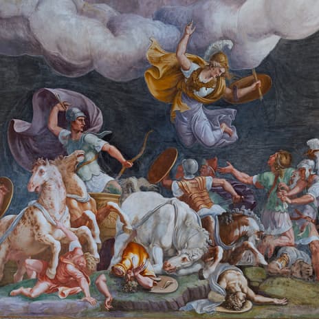 Sala di Troia, volta sud: "Diomede e Pandaro"