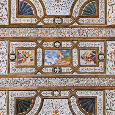 Galleria dei Mesi: settore centrale della volta