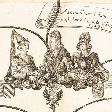 Modena: Tre Alberi Genealogici: Austria, Este, Re di Francia