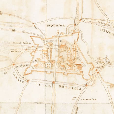 Mappa del Territorio di Modena