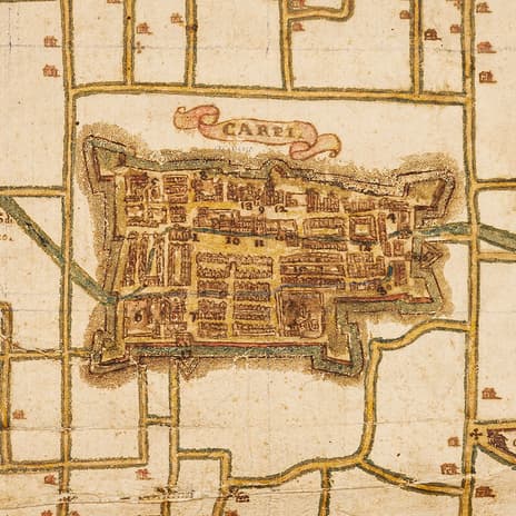Topografia del territorio di Carpi