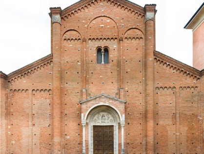 <span>gigapixel ART</span> <br>La facciata dell’Abbazia di Nonantola
