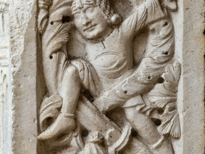<span>Gigapixel ART</span> <br> Il fregio dello stipite sinistro del portale dell’Abbazia di Nonantola