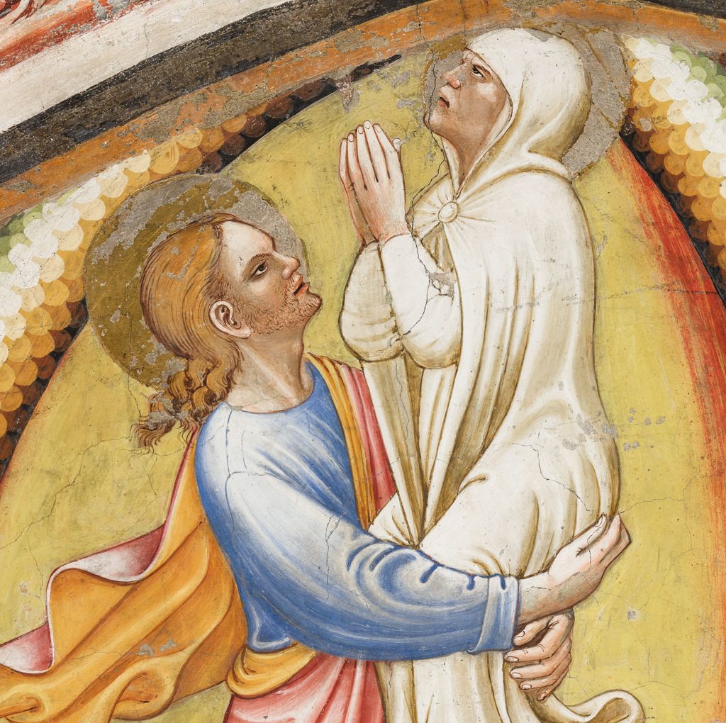 <span>Gigapixel ART</span> <br> “Assunzione della Vergine e Dono della fascia”, affresco della Cappella Contrari nella Rocca di Vignola