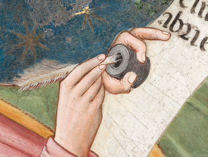 <span>Gigapixel ART</span> <br> “Trinità ed Evangelisti”, affresco della Cappella Contrari nella Rocca di Vignola
