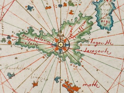 <span>Gigapixel art</span> <br>Carta nautica del Mar Mediterraneo di Jean François Roussin