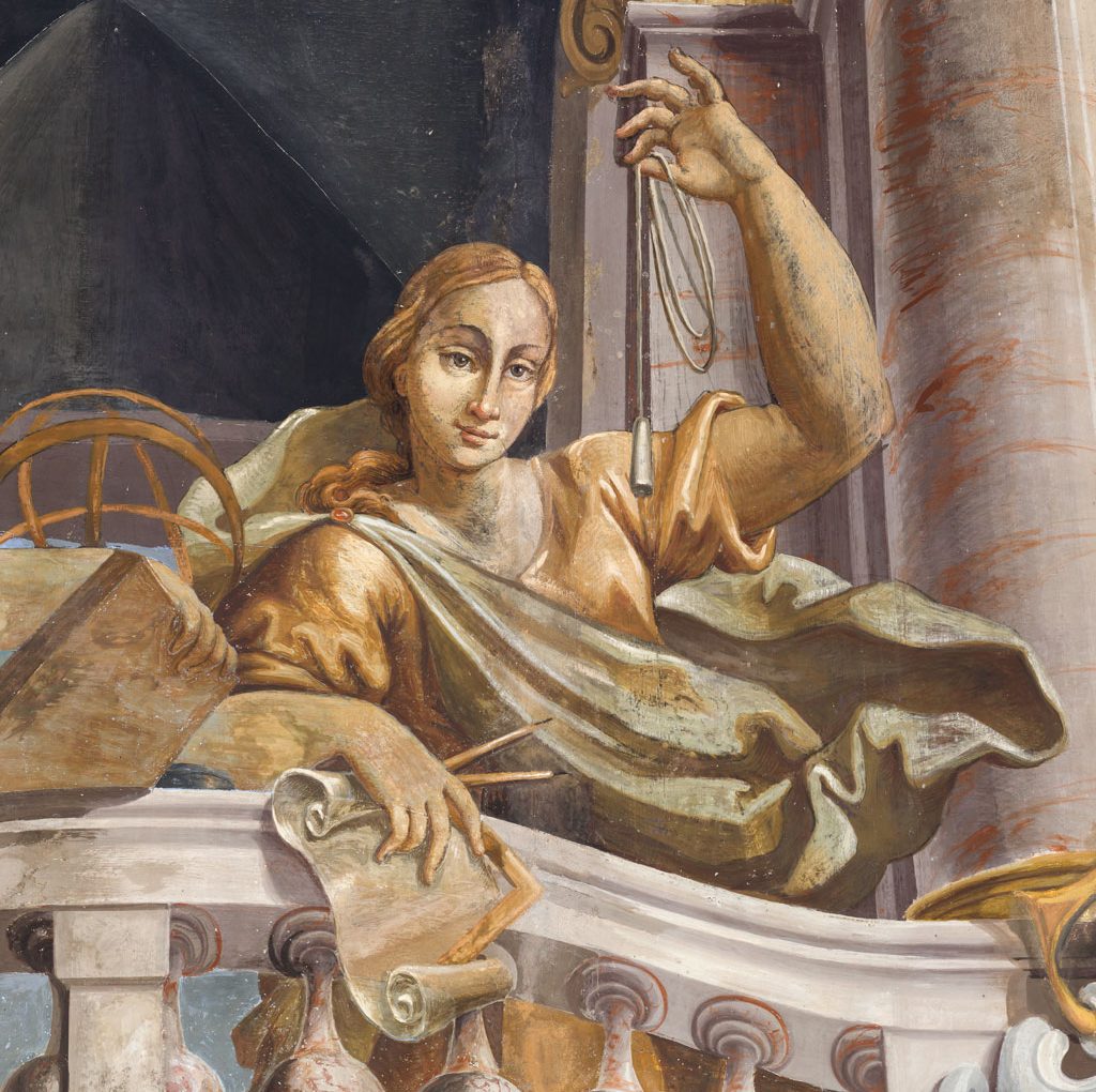 <span>Gigapixel ART</span> <br> “Allegorie dell’Architettura e dell’Astronomia”, affreschi della Sala Cardinali nel Collegio San Carlo di Modena