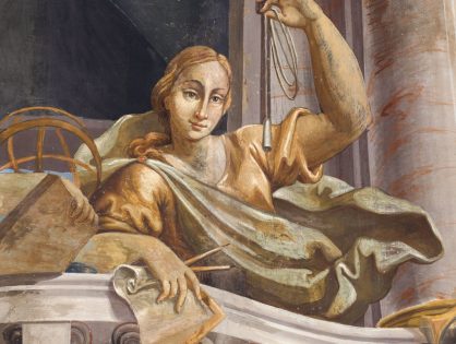 <span>Gigapixel ART</span> <br> “Allegorie dell’Architettura e dell’Astronomia”, affreschi della Sala Cardinali nel Collegio San Carlo di Modena