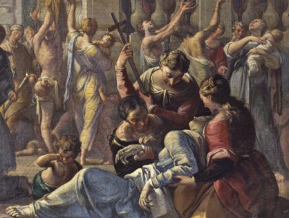 <span>Gigapixel ART</span> <br> “San Carlo comunica gli appestati” di Sigismondo Caula, dipinto nella Chiesa di San Carlo a Modena